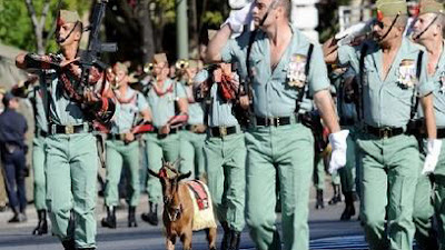 Pablo si estuvo en el desfile del 12 de Octubre