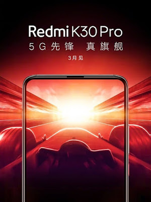 Xiaomi is preparing to announce the Redmi K30 Pro 5G in March