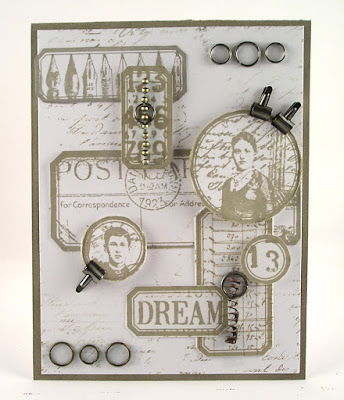 Darkroom Door Lots of Labels Rubber Stamp Set Collage Stamp Harriet and Harry Number Medley