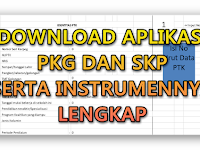 Download Instrumen PKG dan Aplikasi PKG Lengkap