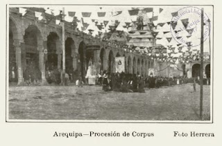 Fiesta del Corpus Cristi en Arequipa 1911