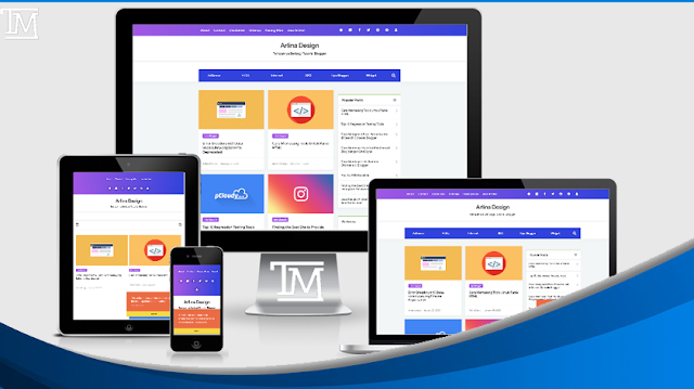New Arlina Design Theme Responsive Blogger