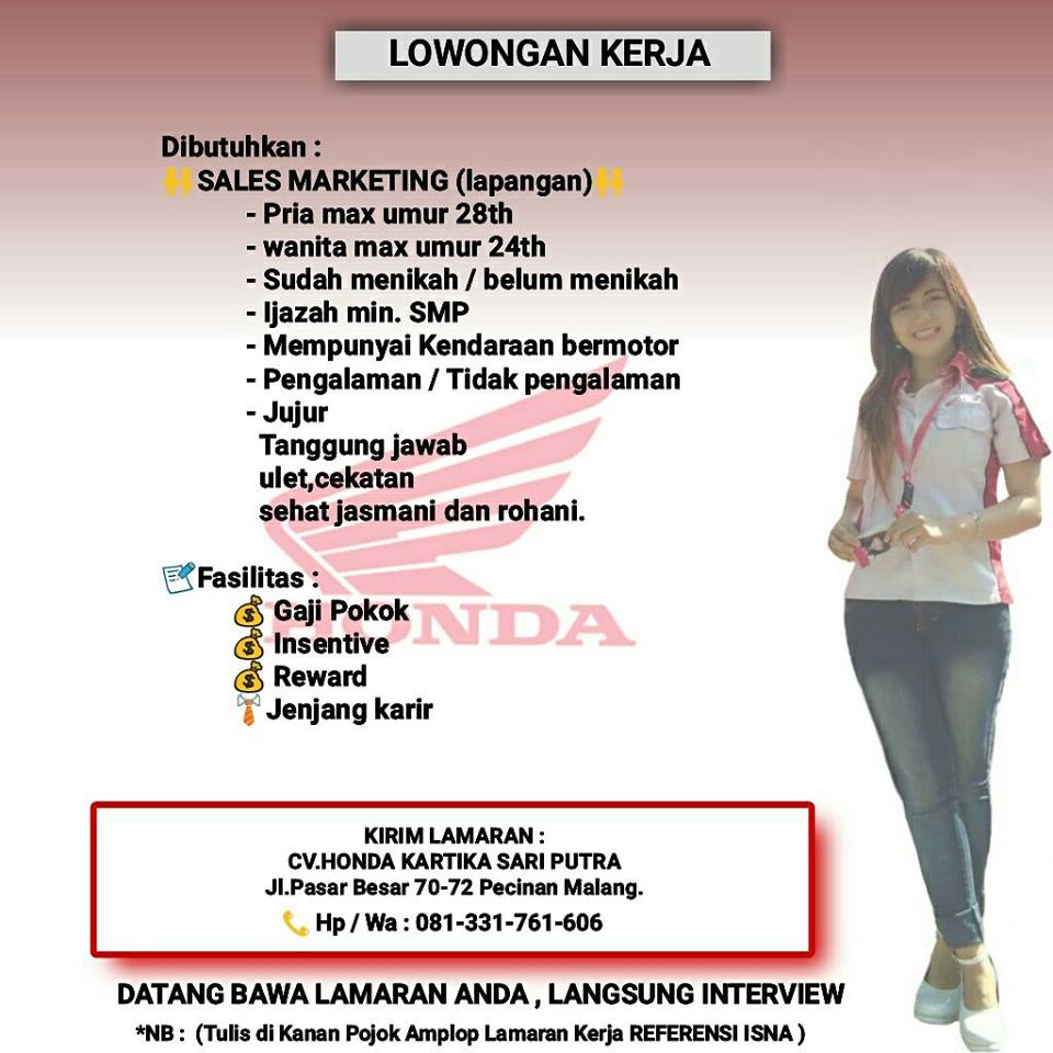 Lowker Sales, Produksi, Assistent Kota Malang Agustus