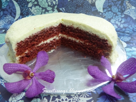 SweetieSaQi: Easy Moist Red Velvetsedap