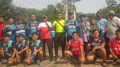 Dandim 0405 Lahat Buka Kejuaraan Turnamen Bola Voli 