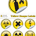 Download Yellow Danger Labels Vector