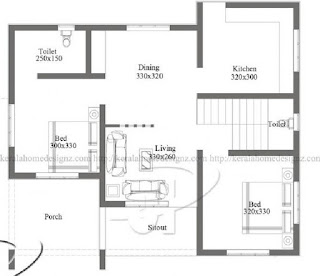 2 bedroom house plans indian style