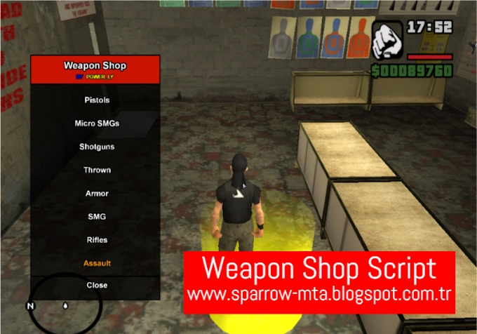 MTA SA  Weapon Shop Script
