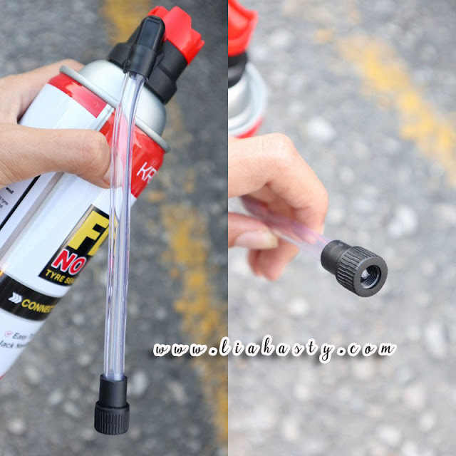 Penyelamat Tayar Pancit Kronos Flatnomore Tyre Sealant and Inflator