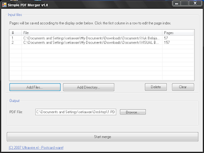 Simple PDF Merger