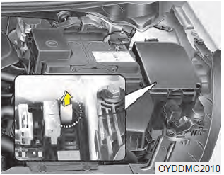 Engine compartment fuse box