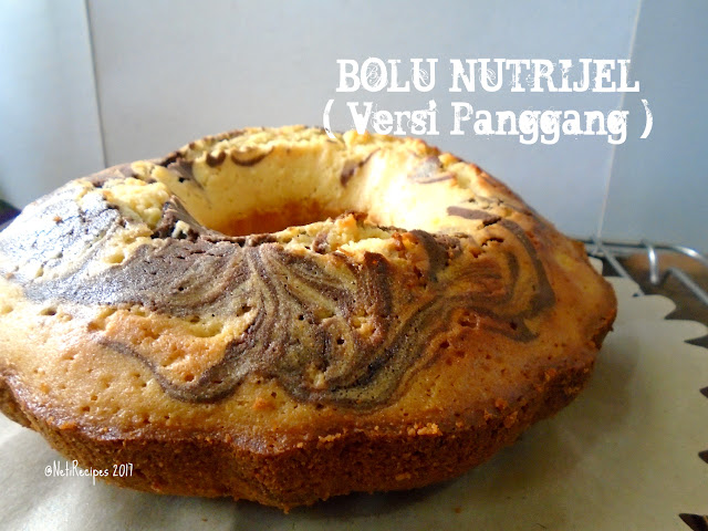 Resep bolu nutrijell @NetiRecipes