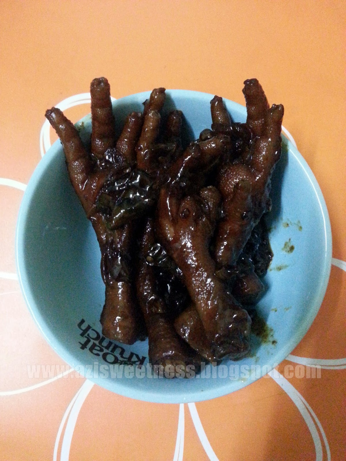 Resepi Kaki Ayam Masak Lada Hitam - Mudahnya f