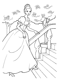 princesa colorear