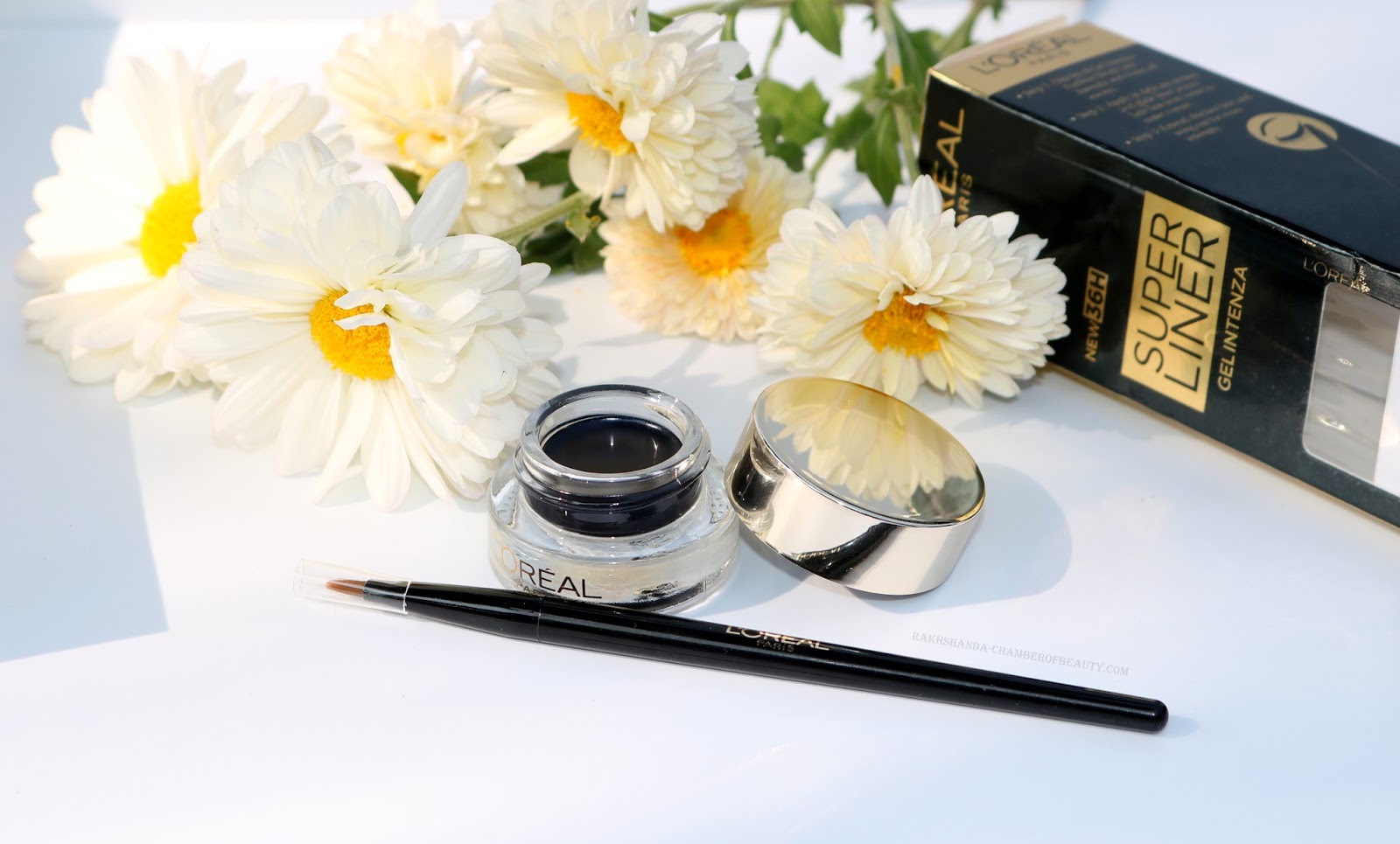 L’Oreal Super Liner Sapphire Blue Gel Intenza 36 Hours Eyeliner Review/beauty blogger/ gel eyeliner