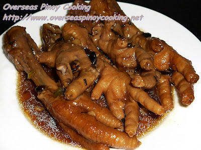 Braised Chicken Feet, Chicken Feet Asado