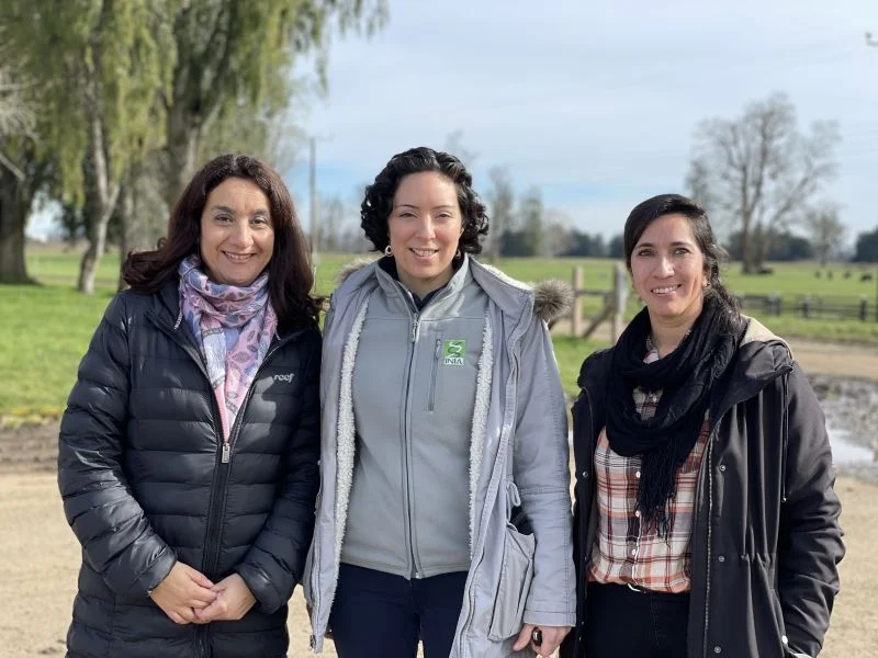 Natalie Urrutia, Iris Lobos y Ana María Méndez