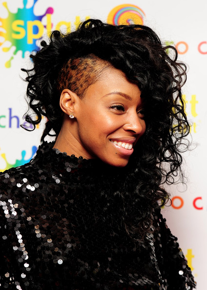Long Hairstyles for Black Women with Shaved Sides
