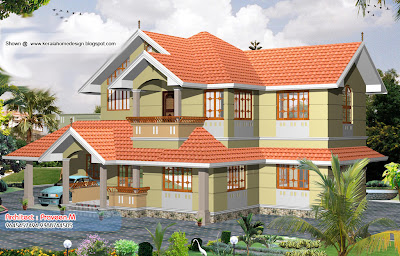 Home plan and elevation -2055 Sq. Ft