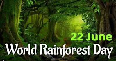 World Rainforest Day జూన్ 22 - ప్రపంచ రెయిన్‌ఫారెస్ట్ డే.
