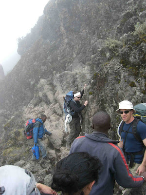 Climbing the Barranco Wall