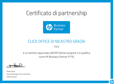 Business partner HP 2018