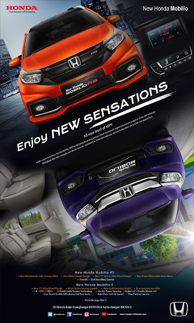 Enjoy New Sensation New Honda Mobilio