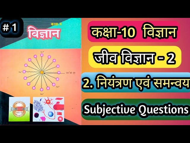 Class 10 Chapter 2 नियंत्रण एवं समन्वय Biology    