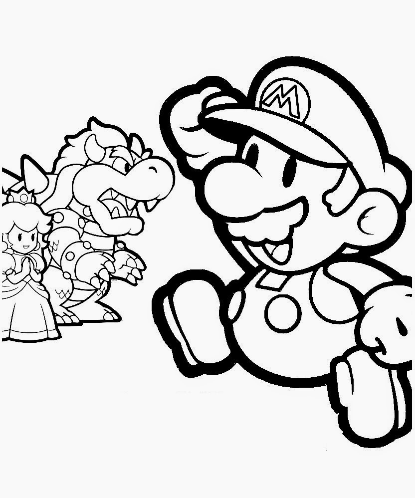 coloring pages mario coloring pages free and printable