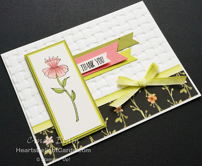 Heart's Delight Cards, Flirty Flowers, All Things Thanks, Thank You, Stampin' Up!