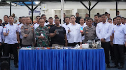 Razia Gabungan, Rutan Kelas I Medan  Ciptakan Situasi Aman dan Tertib di Blok Hunian