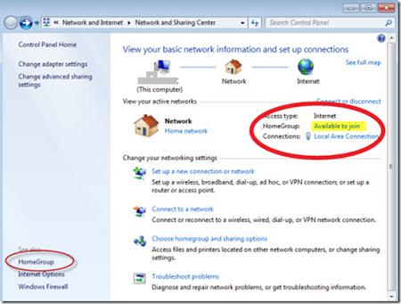 HomeGroup thumb2 Berbagi File Antar PC Menggunakan HomeGroup di Windows 7