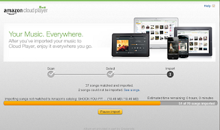 screen cap of Amazon Music Importer