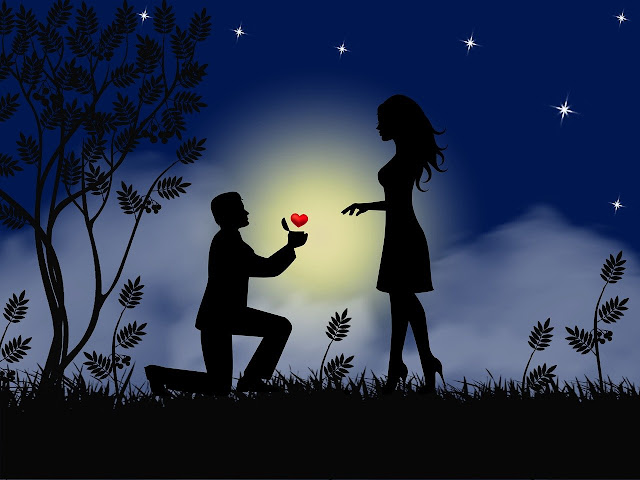 Couple Love propose 