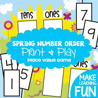 spring number order game