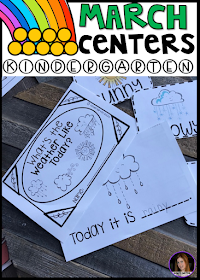 Spring into March Math and Literacy Centers is 248 pages full of fun hands-on math and literacy centers that are perfect for your kindergartners to help build a strong foundation in math, number sense and literacy skills.