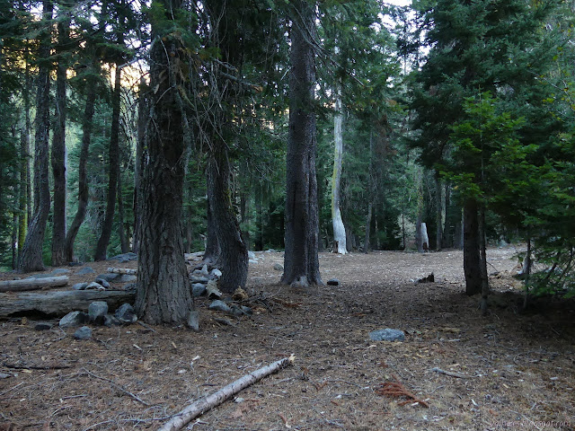 camping area at Blue Granite Lake