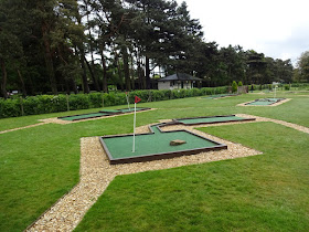 Crazy Golf course at Eaton Park in Norwich