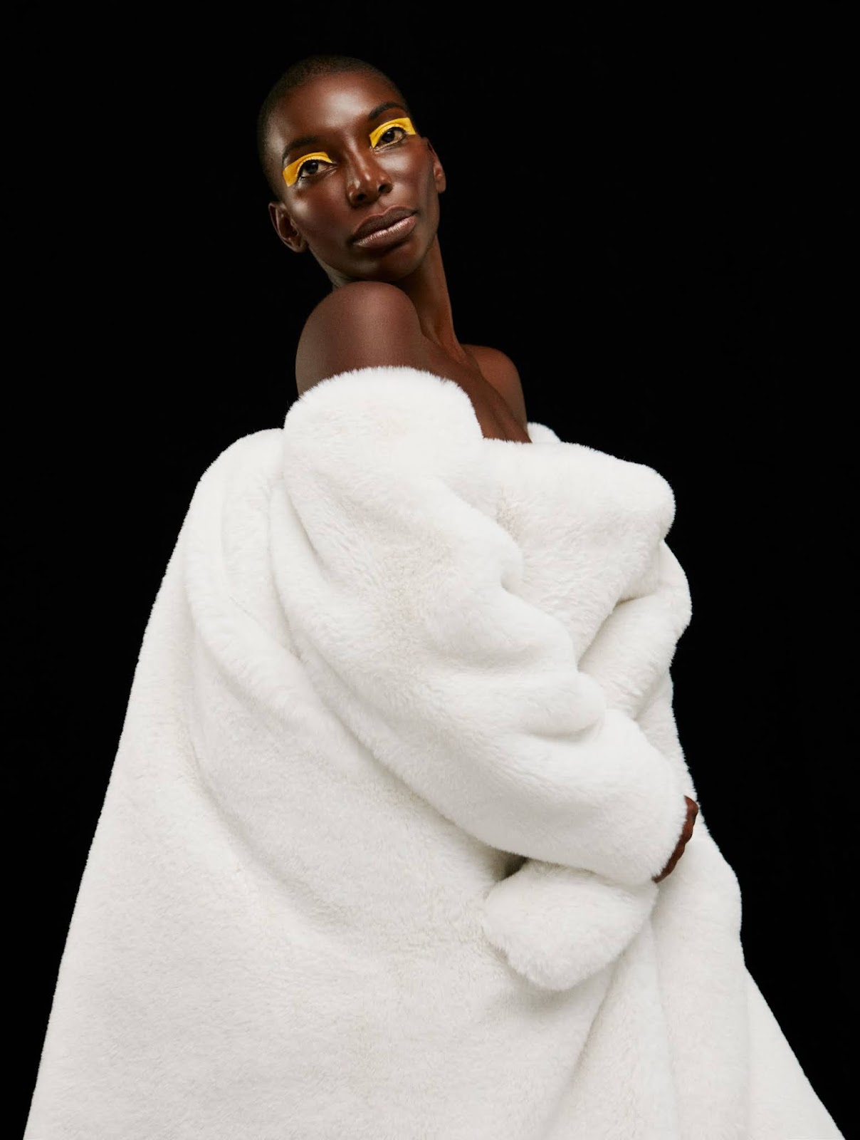 SMILE:Michaela Coel in Elle UK October 2021 by Danny Kasirye