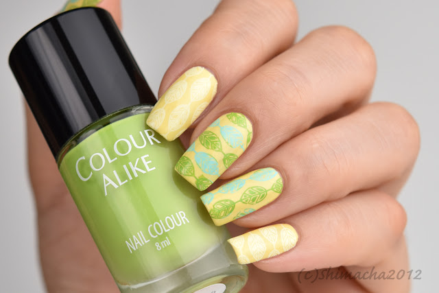 Mayo London Flower Power, Colour Alike Fresh Mojito, Nail Stamping, スタンピングネイル