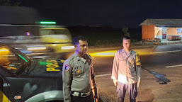 Patroli Malam, Polsek Sukagumiwang Hadirkan Rasa Aman