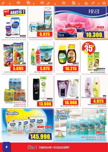 Katalog Promo HARI-HARI Swalayan Terbaru REGULER Periode 01 - 14 Maret 2018