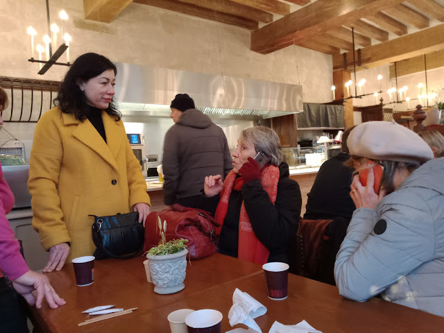 In the cafe at the Chateau de Chenonceau, Indre et Loire, France. Photo by Loire Valley Time Travel.