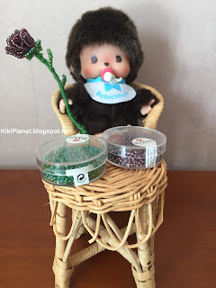 monchhichi, kiki, bebichhichi, fête des mères, perles, fleurs