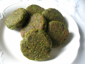 green pea falafel