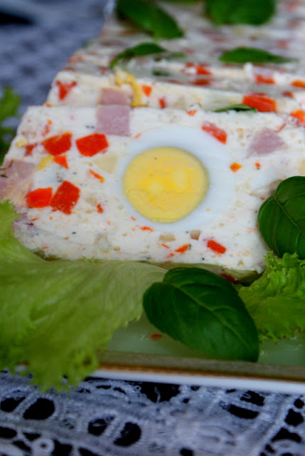 terrina wielkanocna,galaretka wielkanocna,handerek,przystawki wielkanocne,dania wielkanocne,tradycja wielkanocna,wielkanoc,sniedanie wielkanocne,