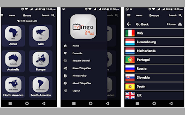 شاهد القنوات الرياضية العالمية المشفرة مجاناً عبر تطبيق TVingo Plus على هاتفك الأندرويد