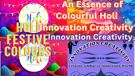 An Essence of Colourful Holi Innovation Creativity