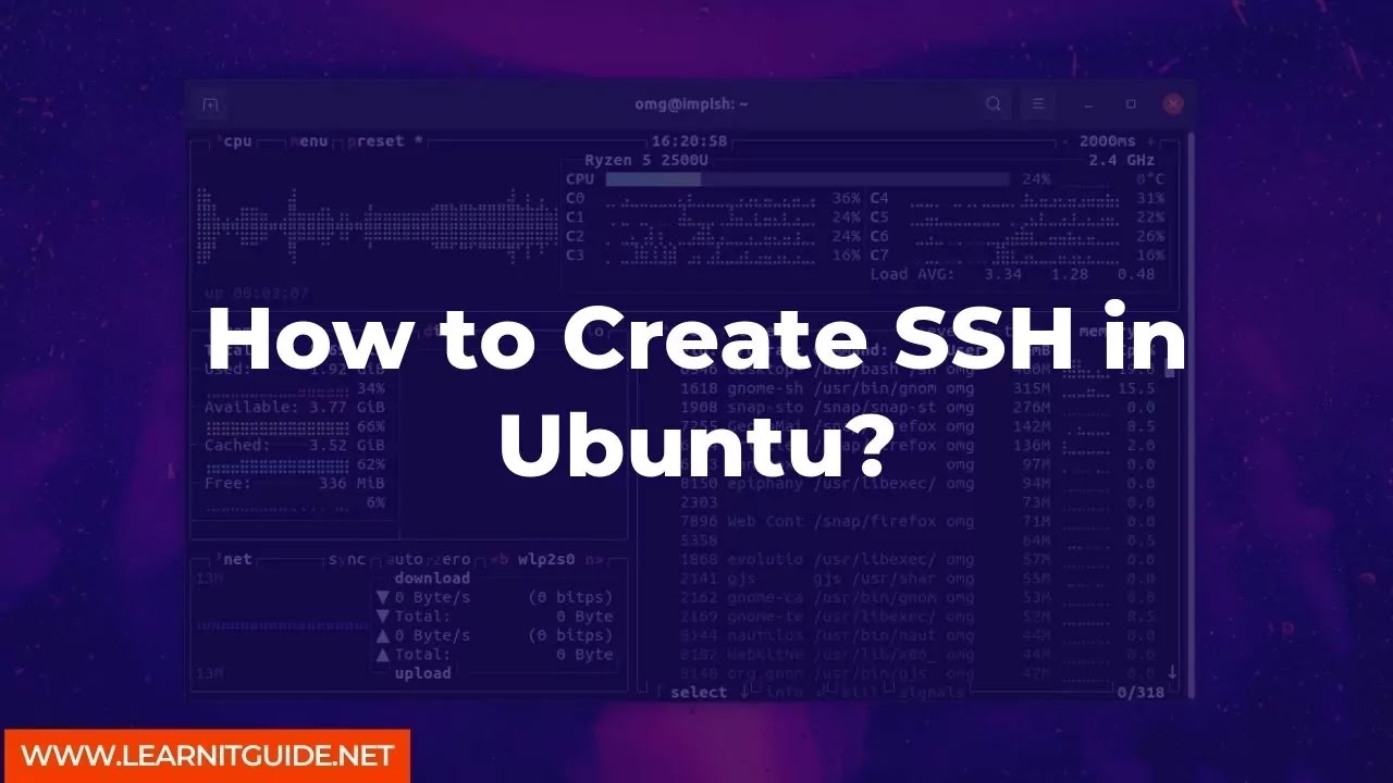 How to Create SSH in Ubuntu