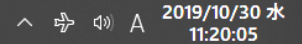 2019/10/30 WED 11:20;05